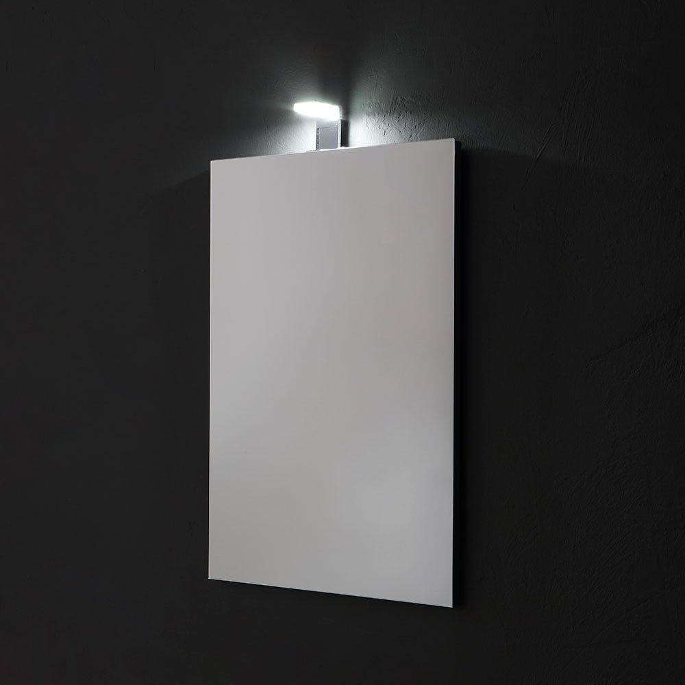 Koricini taisnstūra vannas istabas spogulis 50x70