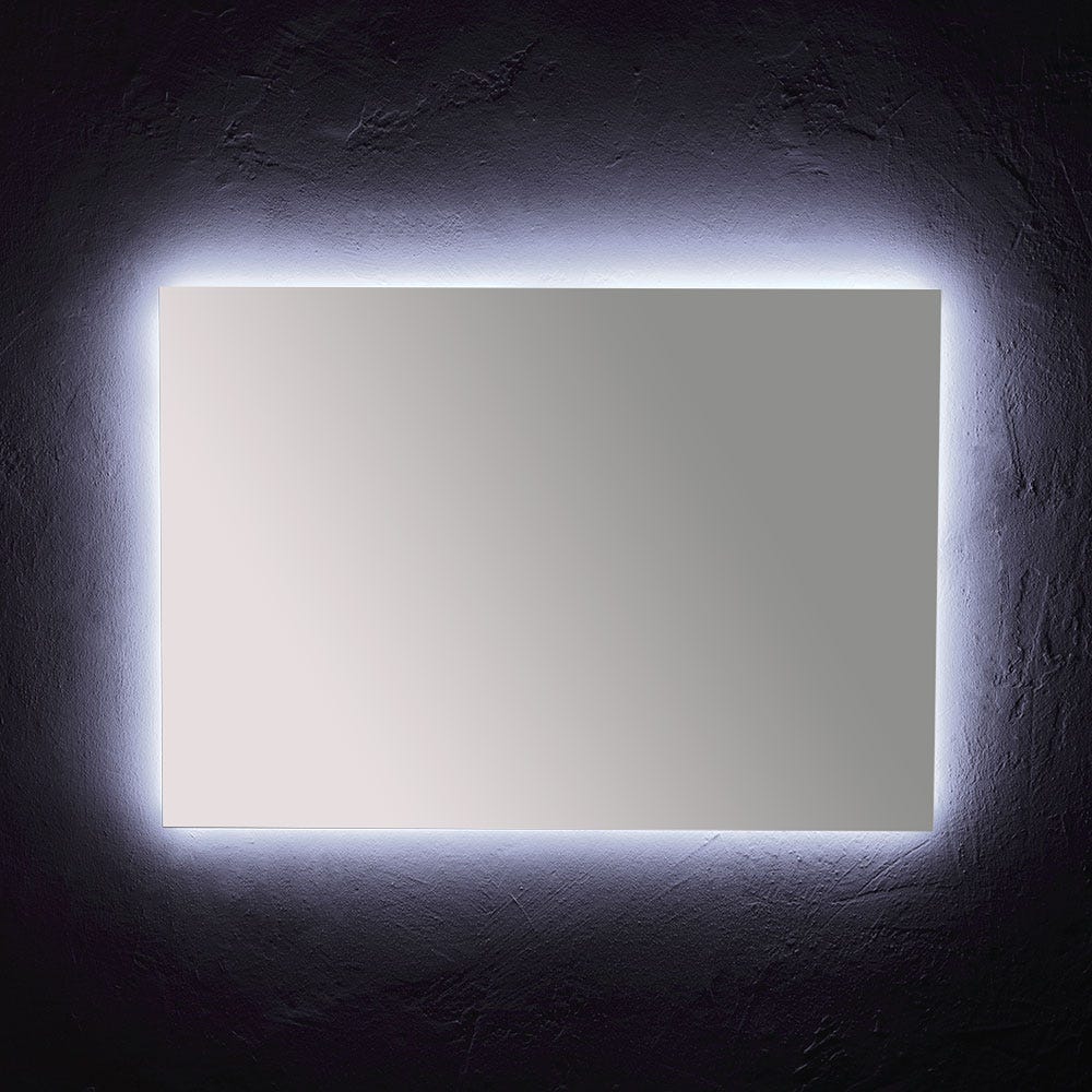 Spogulis ar perimetra LED apgaismojumu 100x70
