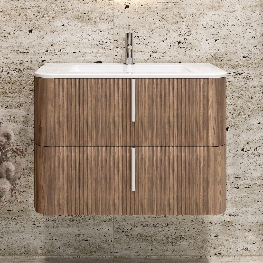 Vannas istabas skapītis 100 cm, tabakas