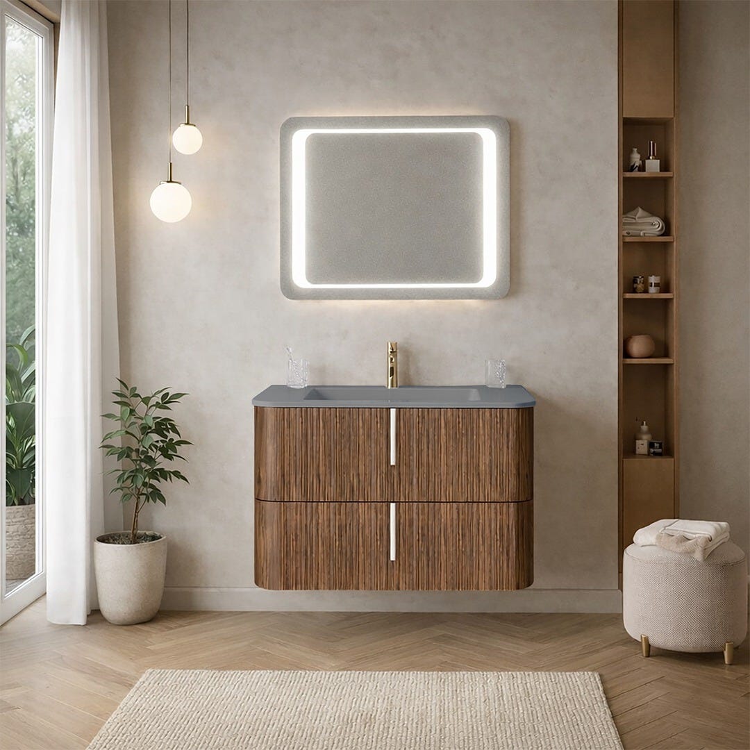 Vannas istabas skapītis 80 cm, tabakas